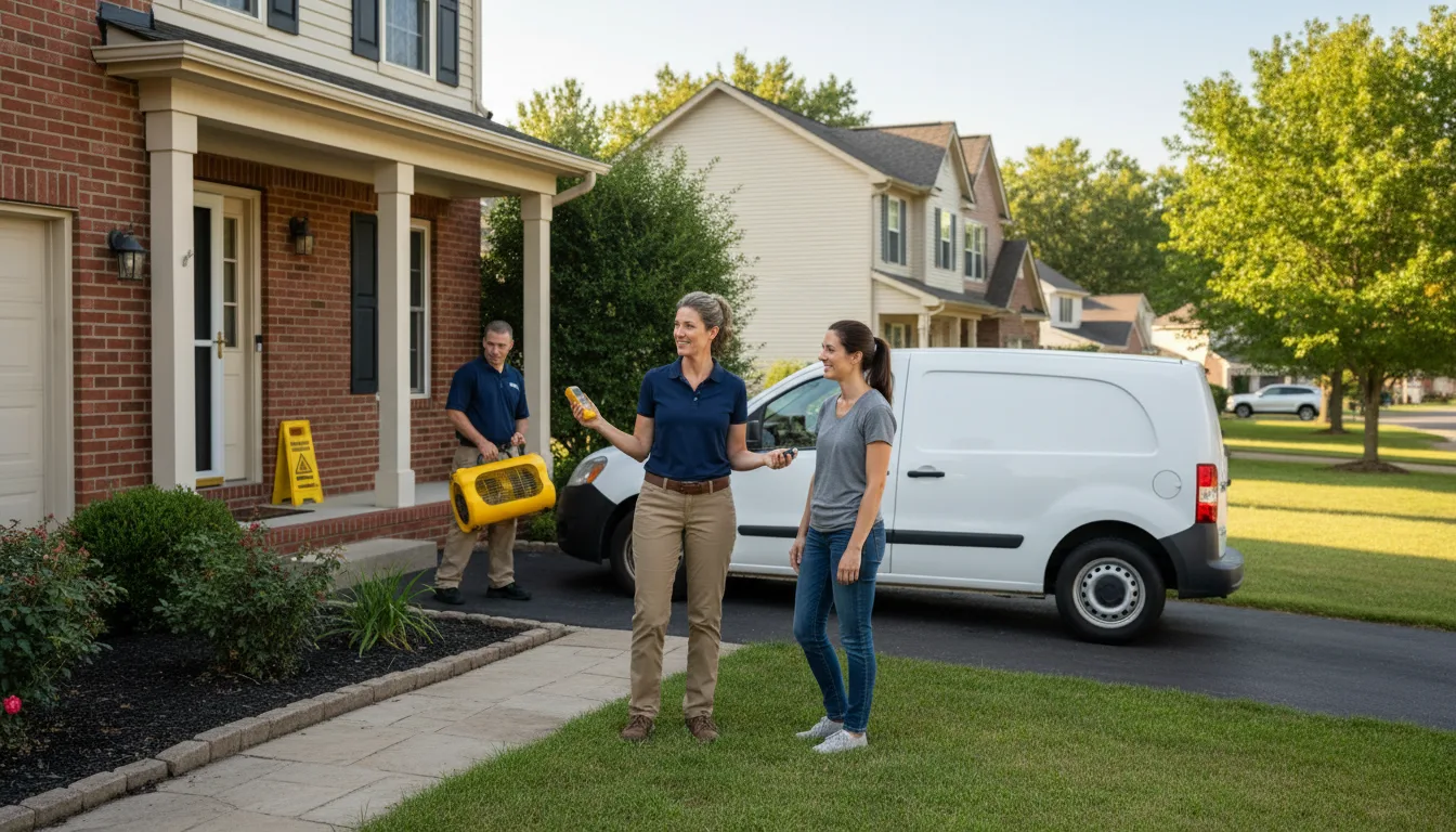 Water restoration image for Dehumidification And Cleanup Services in Lilburn, GA